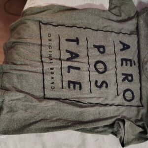Aeropostale Olive Green Logo T-Shirt
